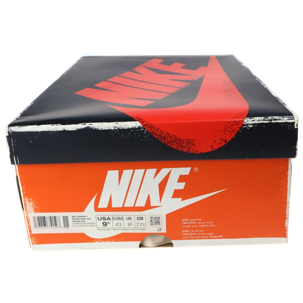 NIKE(ナイキ) AIR JORDAN 1 RETRO HIGH OG UNC REIMAGINED エアジョーダン1 レトロ リイマジンド ハイカットスニーカー ホワイト/ブルー US9.5/27.5cm DZ5485-402
