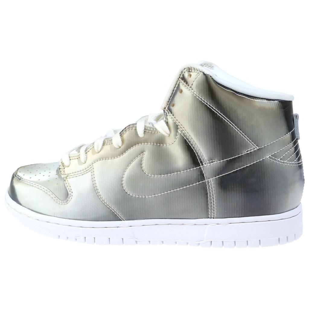 NIKE(ナイキ) ×CLOT DUNK HIGH クロット ダンク ハイカットスニーカー シルバー US9.5/27.5cm DH4444-900