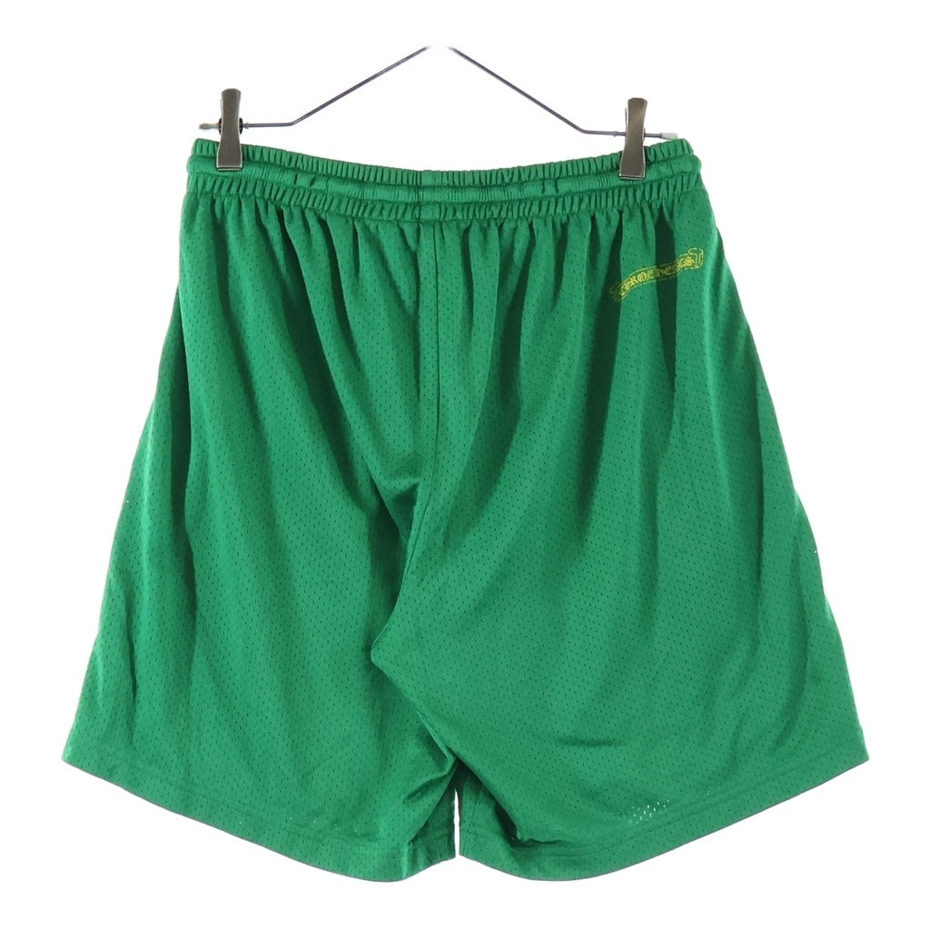 CHROME HEARTS(クロムハーツ) MESH VARSITY SHORTS CHプリント メッシュハーフパンツ ショーツ グリーン