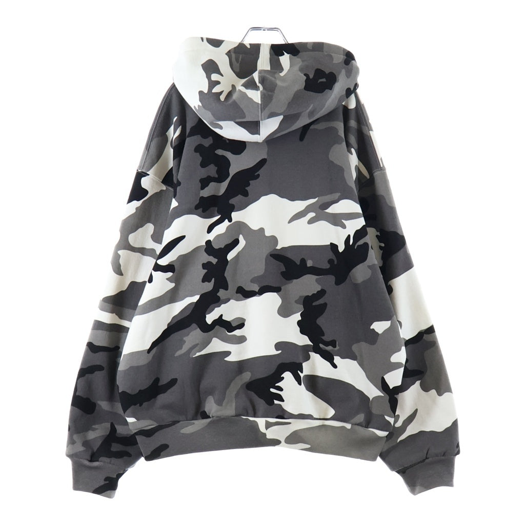 SUPREME(シュプリーム) 24AW Arc Thermal Lined Zip Up Hooded Sweatshirt Snow Camo アーチロゴ スノーカモ ジップアップパーカー スウェットフーディ ホワイト/グレー