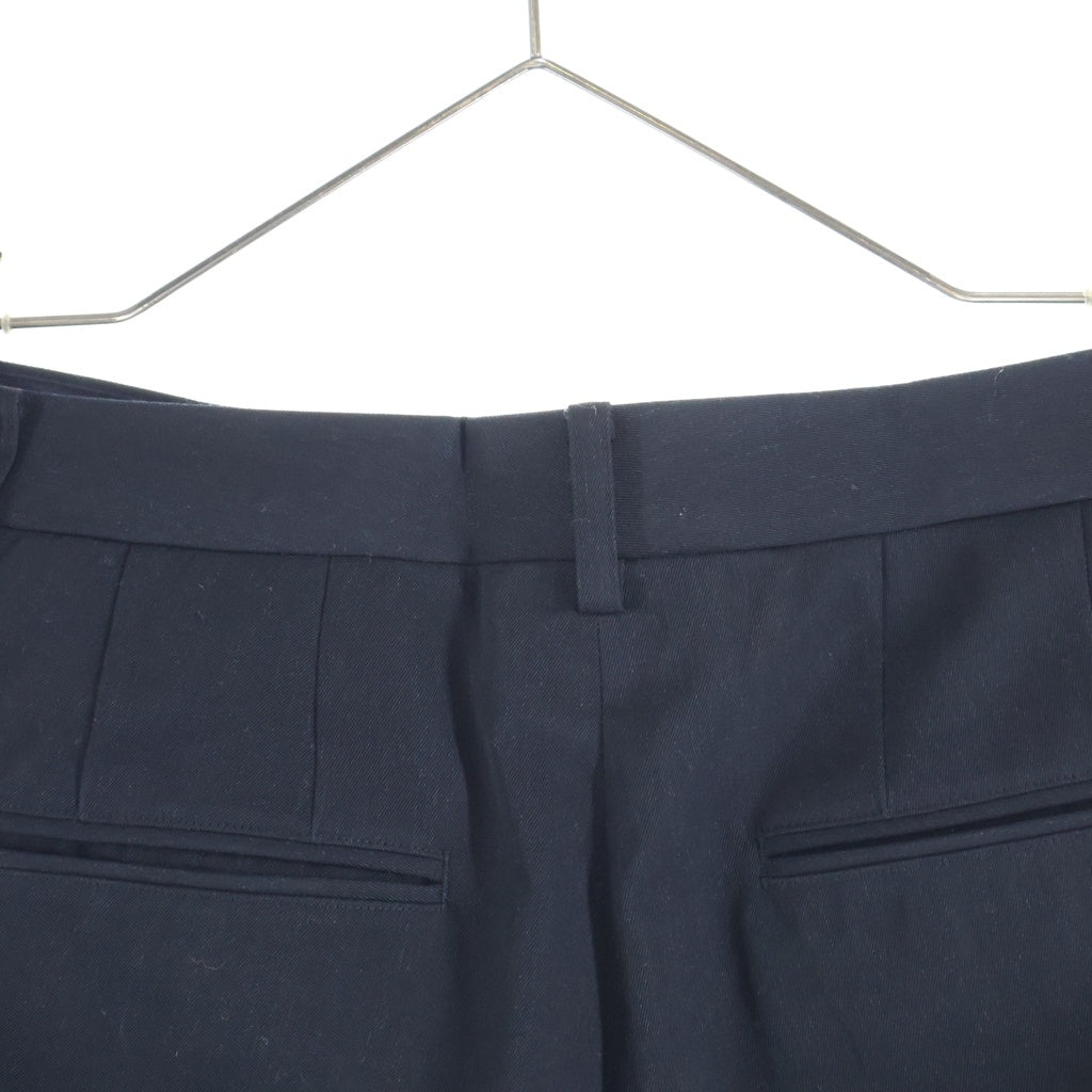 AURALEE(オーラリー) 24AW LIGHT WOOL MAX GABARDINE SLACKS ライトウールマックス ギャバジン 2タックスラックス ブラック A24AP04MG