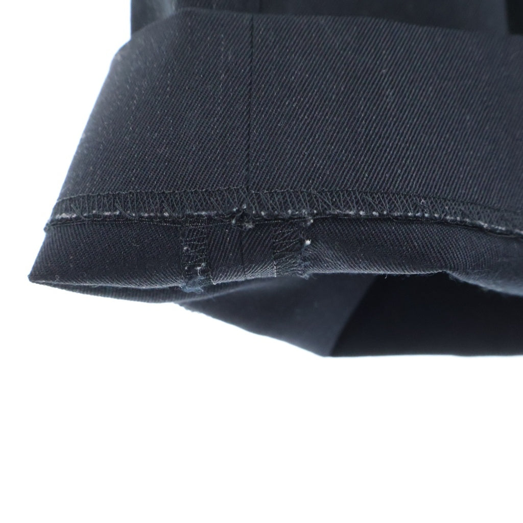 AURALEE(オーラリー) 24AW LIGHT WOOL MAX GABARDINE SLACKS ライトウールマックス ギャバジン 2タックスラックス ブラック A24AP04MG