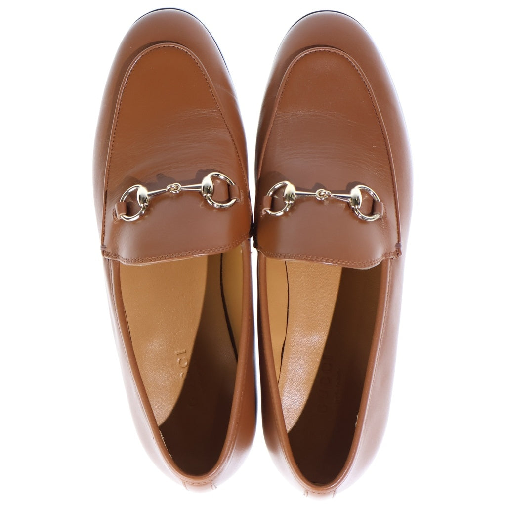 GUCCI(グッチ) JORDAAN ヨルダーン ホースビット レザーローファー シューズ ブラウン レディース 786016