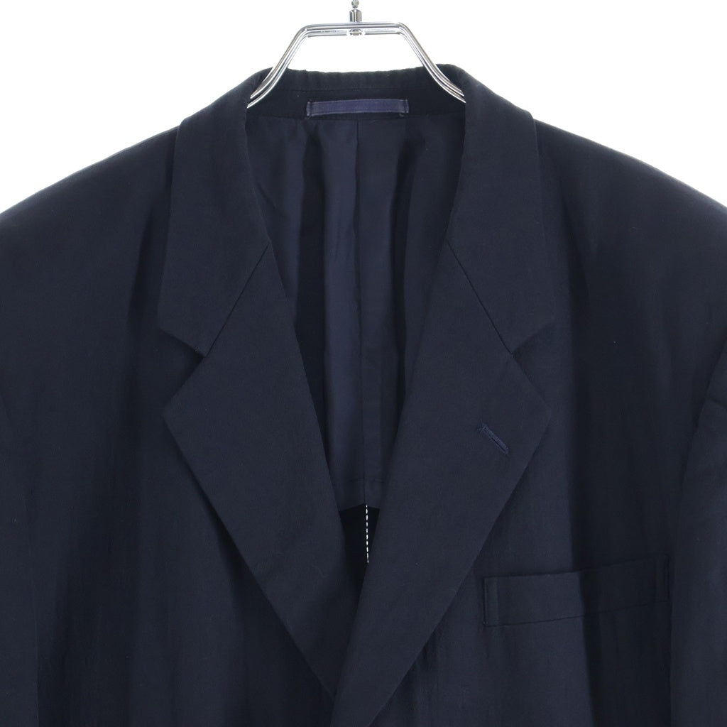 COMME des GARCONS HOMME(コムデギャルソンオム) 95SS AD1994 田中オム ステッチデザイン ウール3B テーラードジャケット ブラック HJ-10001M