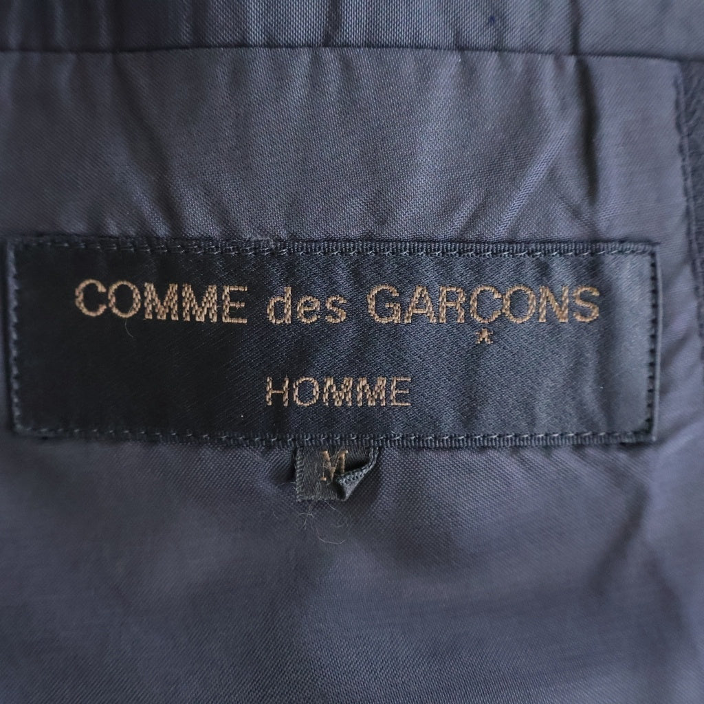 COMME des GARCONS HOMME(コムデギャルソンオム) 95SS AD1994 田中オム ステッチデザイン ウール3B テーラードジャケット ブラック HJ-10001M
