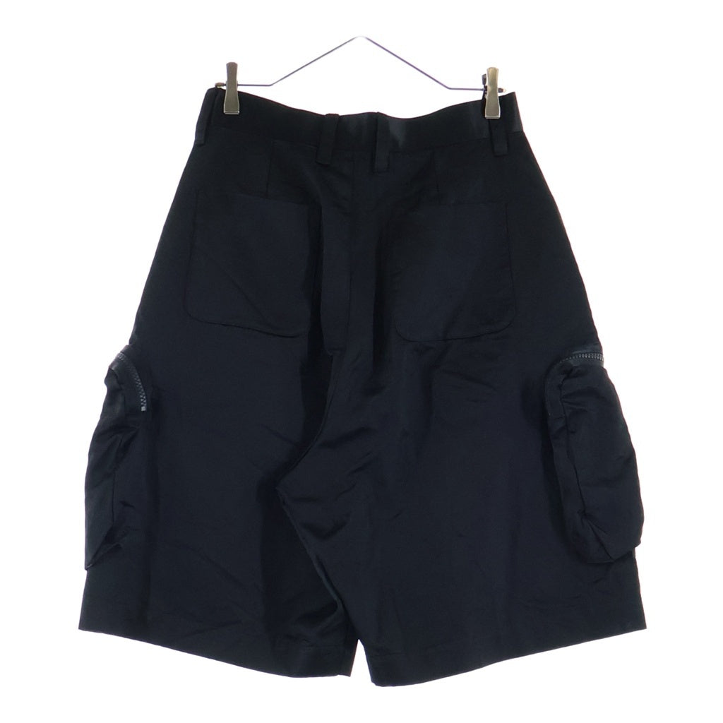 Vivienne Westwood MAN(ヴィヴィアンウエストウッドマン) 立体パッチポケット付き ハーフカーゴパンツ ショーツ ブラック VW-W1-76802