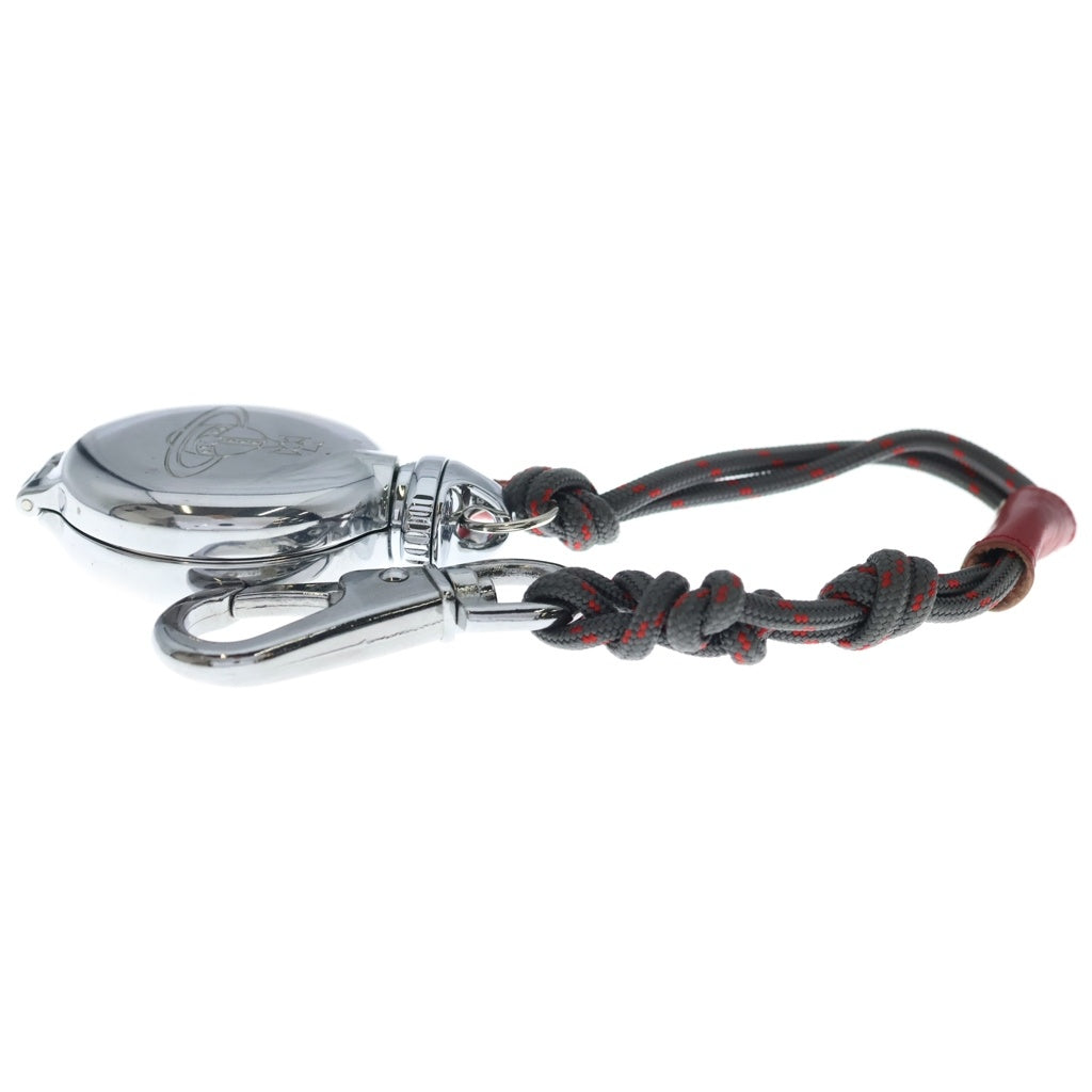 Vivienne Westwood(ヴィヴィアンウエストウッド) MOBILE ASHTRAY ラインオーブ刻印 パラコードストラップ モバイルアッシュトレイ 携帯灰皿 シルバー 8209000KU