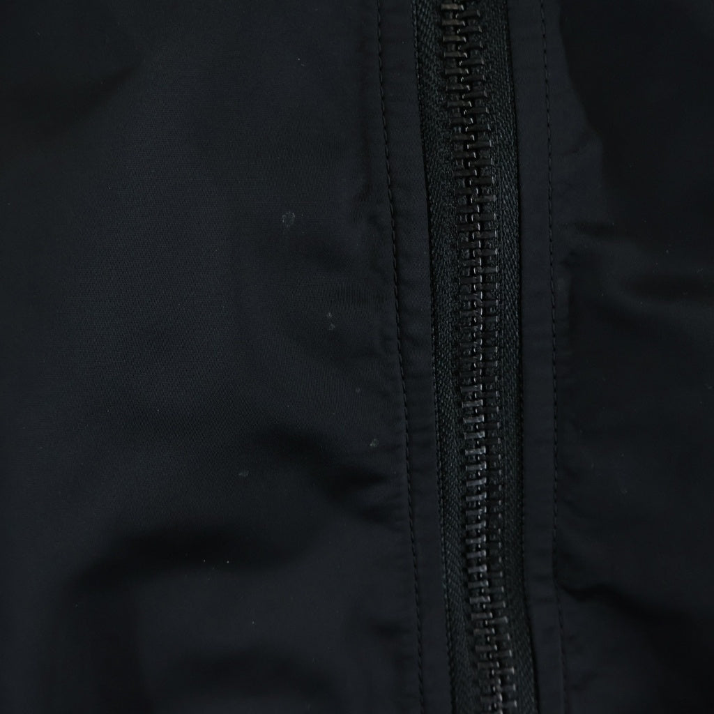 Yohji Yamamoto(ヨウジヤマモト) NY TWILL R-BACKSIDE FLARE BOMBER JACKET ナイロンツイル フレアボンバージャケット MA-1 ブラック FB-J91-501