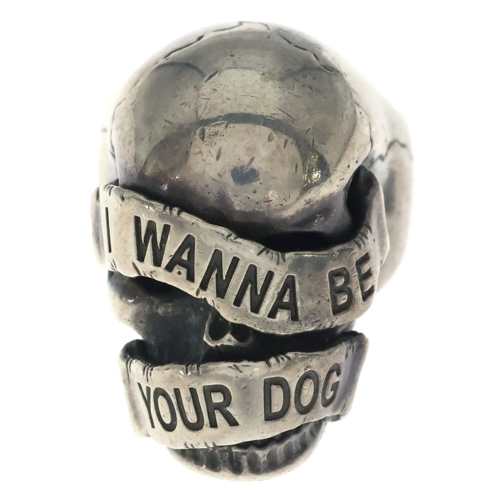 NO BRAND(ノーブランド) THE ONENESS ザワンネス Philosophy Skull Ring I WANNA BE YOUR DOG フィロソフィー スカル リング 指輪 シルバー