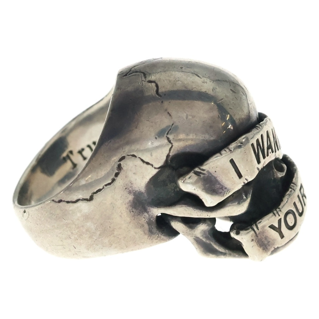 NO BRAND(ノーブランド) THE ONENESS ザワンネス Philosophy Skull Ring I WANNA BE YOUR DOG フィロソフィー スカル リング 指輪 シルバー