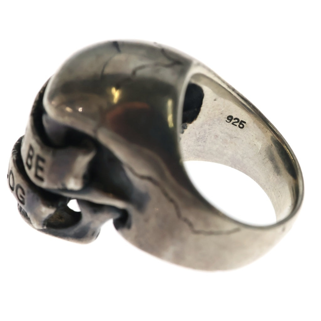 NO BRAND(ノーブランド) THE ONENESS ザワンネス Philosophy Skull Ring I WANNA BE YOUR DOG フィロソフィー スカル リング 指輪 シルバー