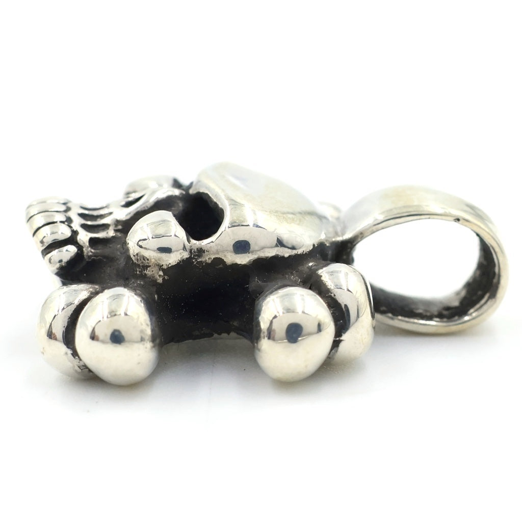 Bill Wall Leather/BWL(ビルウォールレザー) CROSS BONE SKULL PENDANT クロスボーン スカル ペンダントトップ SV925 シルバー