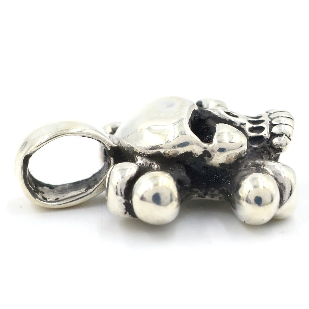 Bill Wall Leather/BWL(ビルウォールレザー) CROSS BONE SKULL PENDANT クロスボーン スカル ペンダントトップ SV925 シルバー