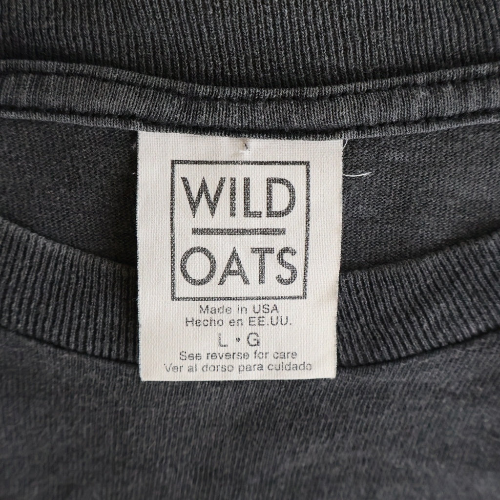 VINTAGE(ヴィンテージ) 90S VINTAGE NIRVANA FROM THE MUDDY BANKS WILD OATS ヴィンテージ ニルヴァーナ フロームザマディバンクス クルーネック半袖Tシャツ カットソー ブラック