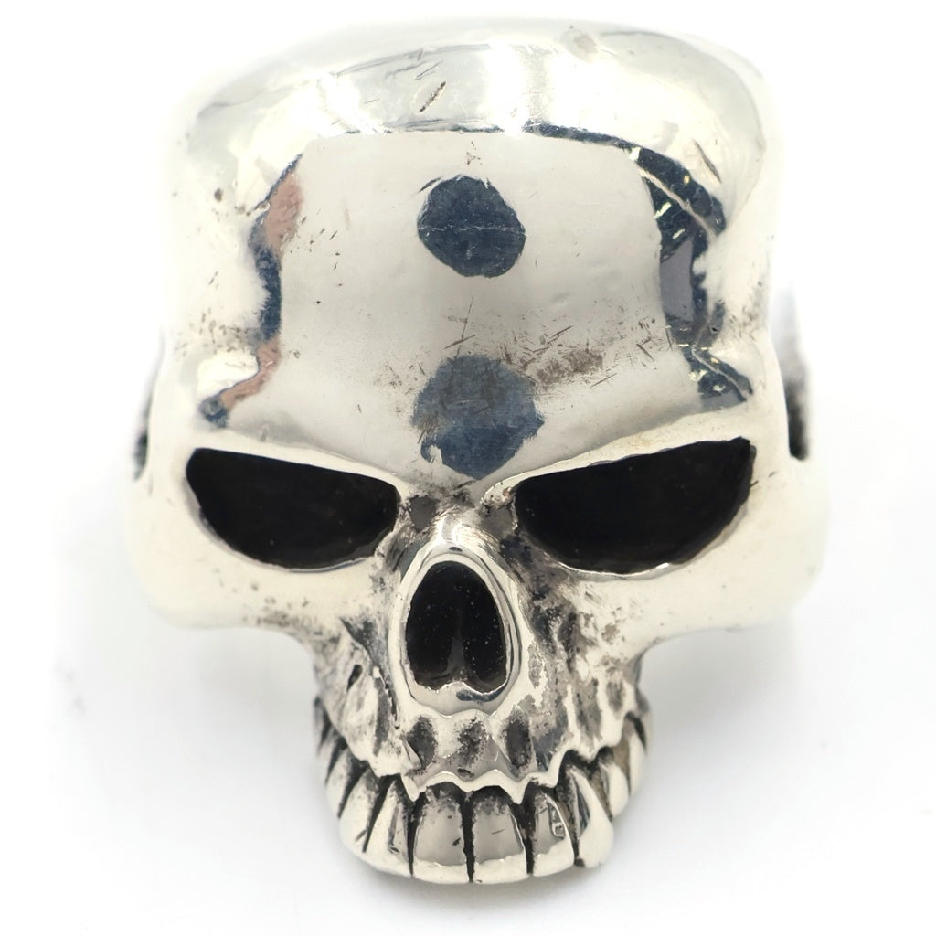 CRAZY PIG(クレイジーピッグ) EVIL SKULL エビル スカルモチーフ リング シルバー