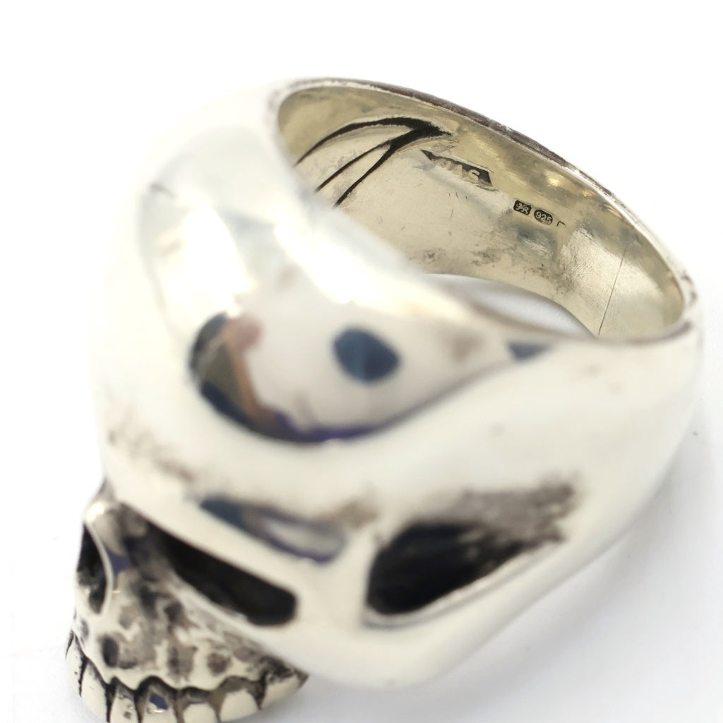 CRAZY PIG(クレイジーピッグ) EVIL SKULL エビル スカルモチーフ リング シルバー
