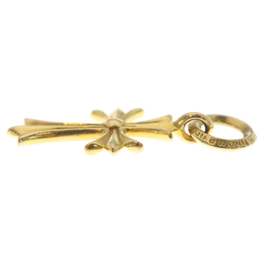 CHROME HEARTS(クロムハーツ) 22K TINY CH CROSS タイニーCHクロス ペンダントトップ オールド ゴールド BCA051