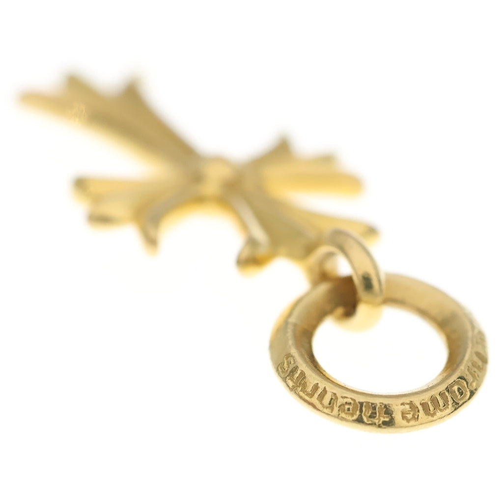 CHROME HEARTS(クロムハーツ) 22K TINY CH CROSS タイニーCHクロス ペンダントトップ オールド ゴールド BCA051