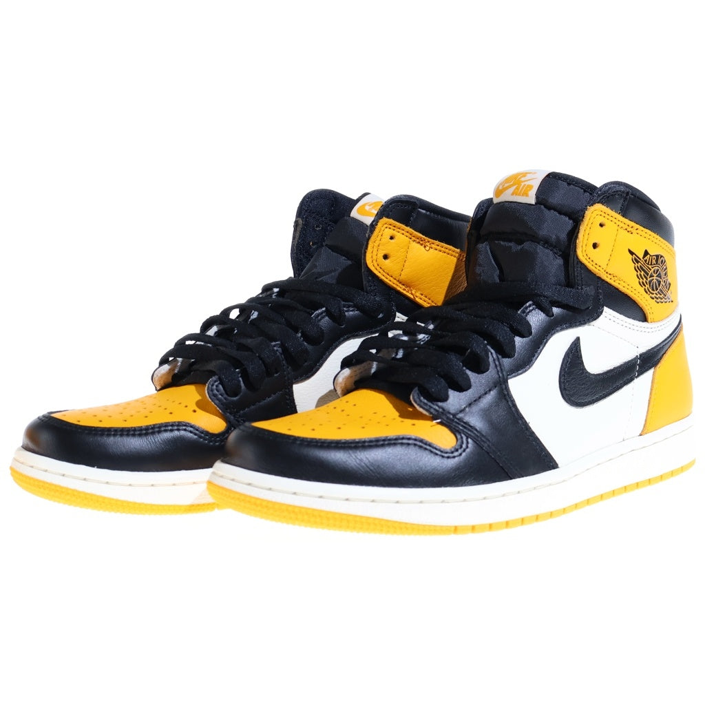 NIKE(ナイキ) AIR JORDAN 1 RETRO HIGH OG TAXI エアジョーダン1 レトロ タクシー ハイカットスニーカー イエロー/ブラック US9/27.0cm 555088-711