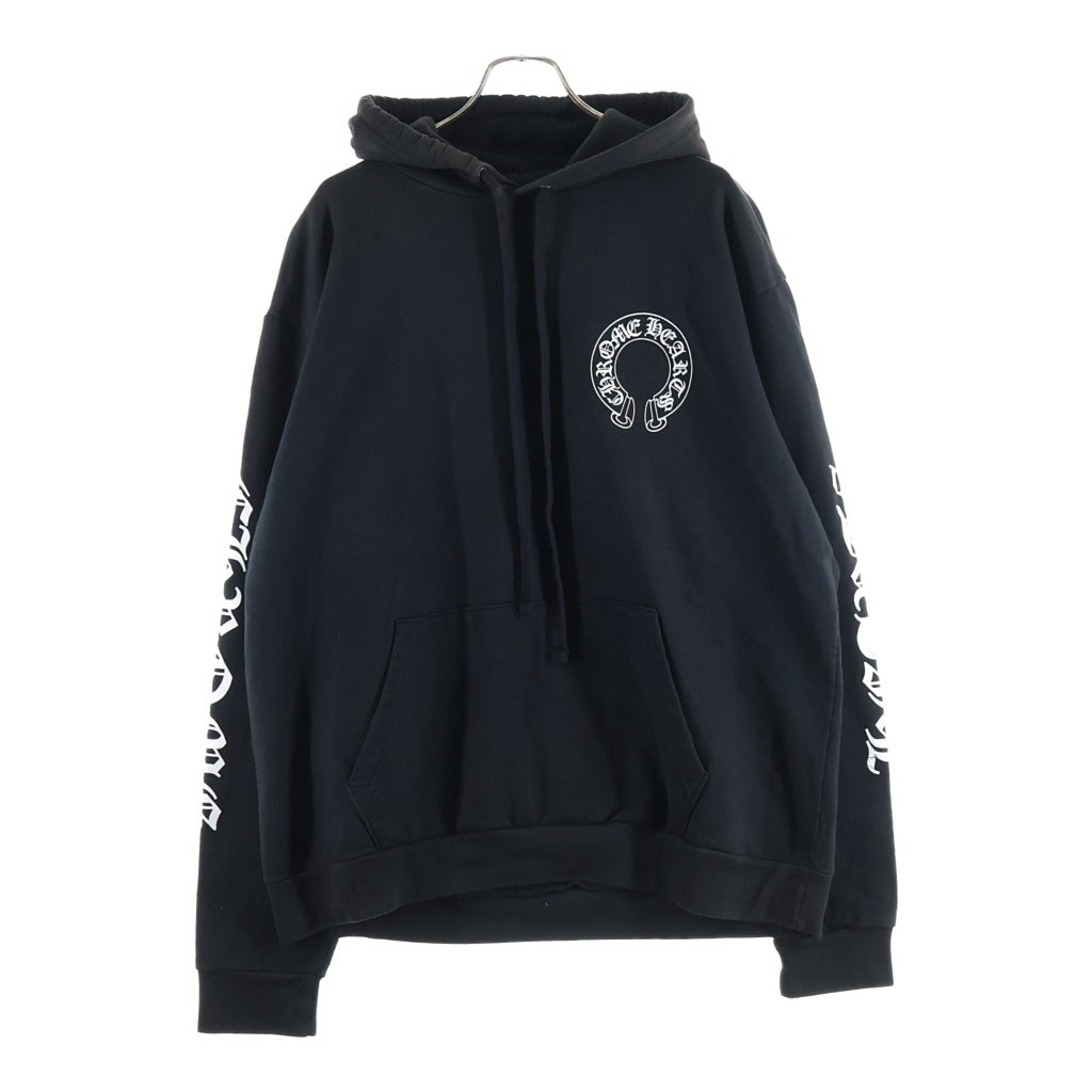 CHROME HEARTS(クロムハーツ) ×MATTY BOY CHOMPER SWTSHRT HD PLVR マッティボーイ チョンパー ホースシューフーディ プルオーバースウェットパーカー ブラック
