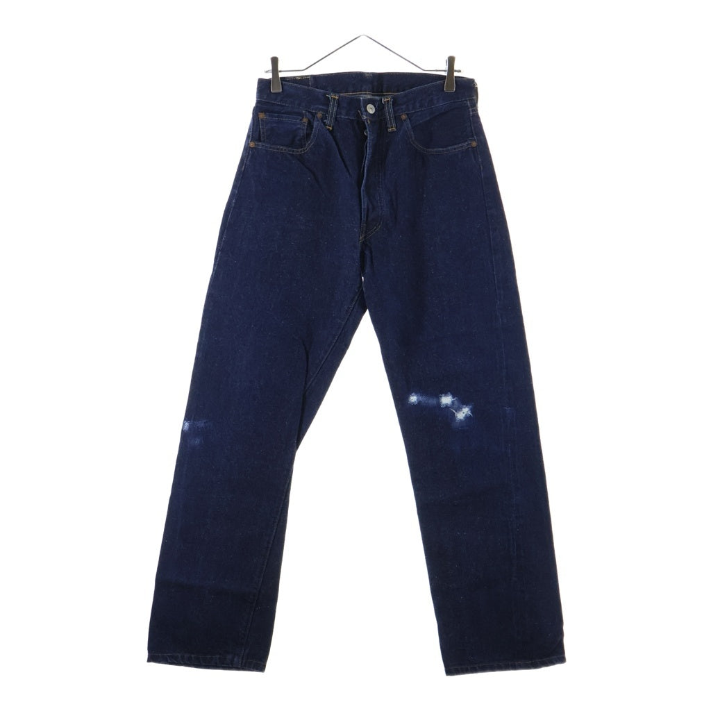 Levi's(リーバイス) 90S VINTAGE 501XX 復刻 USA製 BIGE ボタン裏555 バレンシア工場 ストレートデニムパンツ インディゴ 501-0003