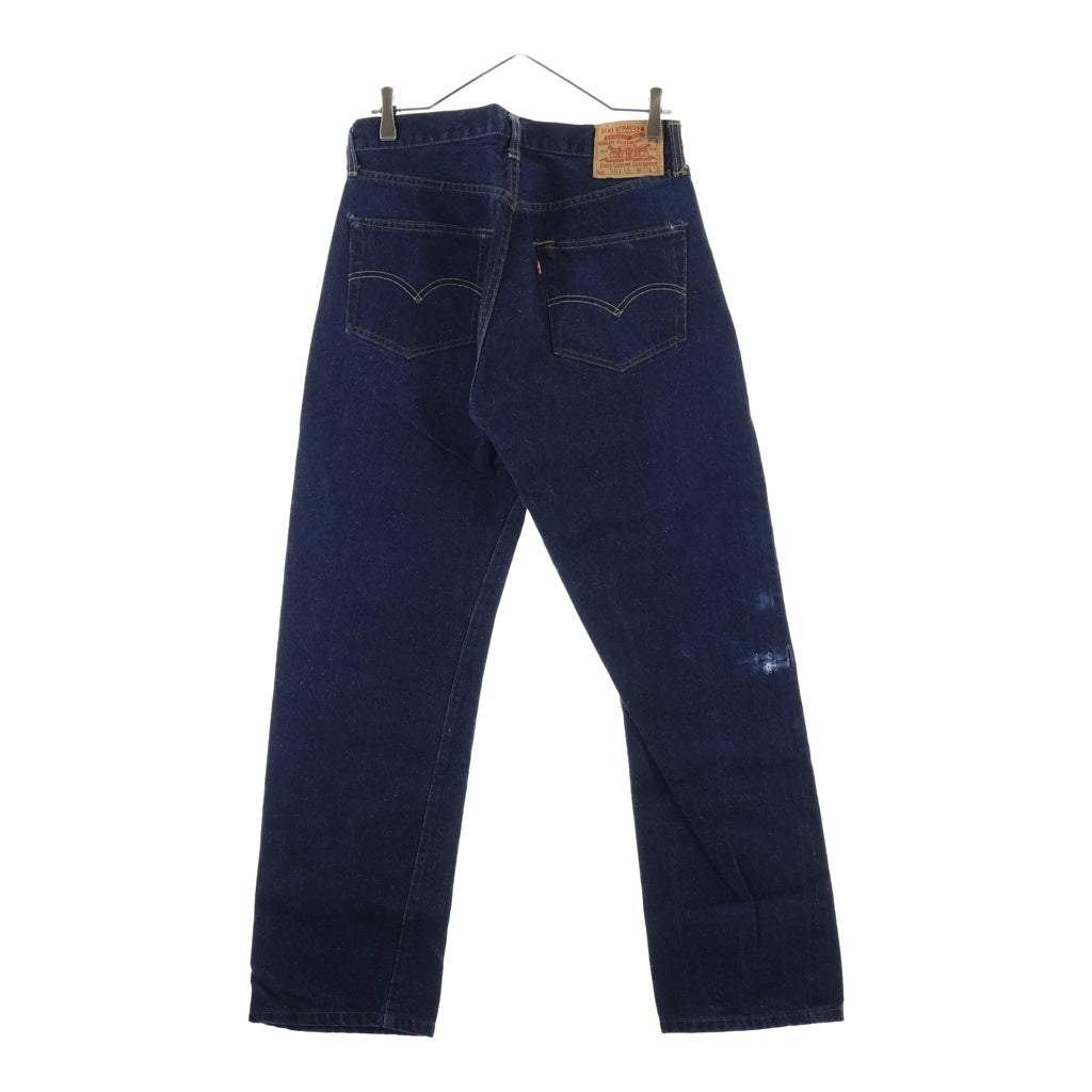 Levi's(リーバイス) 90S VINTAGE 501XX 復刻 USA製 BIGE ボタン裏555 バレンシア工場 ストレートデニムパンツ インディゴ 501-0003