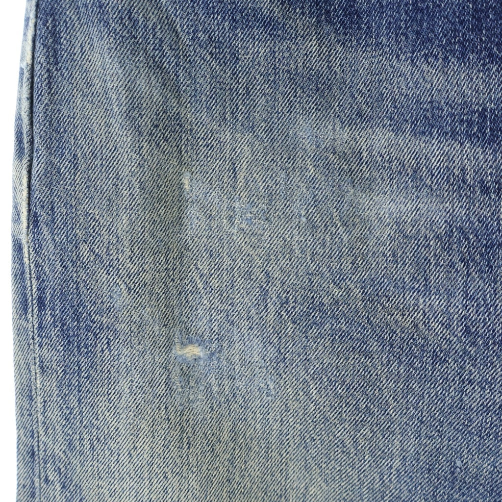 Levi's(リーバイス) 00S VINTAGE 501XX 復刻 USA製 BIGE ボタン裏555 バレンシア工場 ストレートデニムパンツ インディゴ 501-0003
