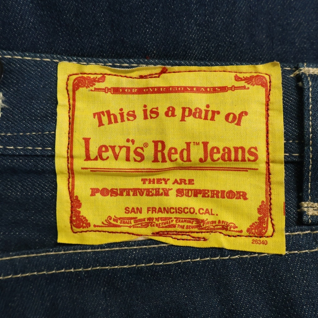 Levi's RED(リーバイス レッド) MARY-LYNNE ワーク期 クロアチア製 クロップドデニムパンツ インディゴ WPL-423