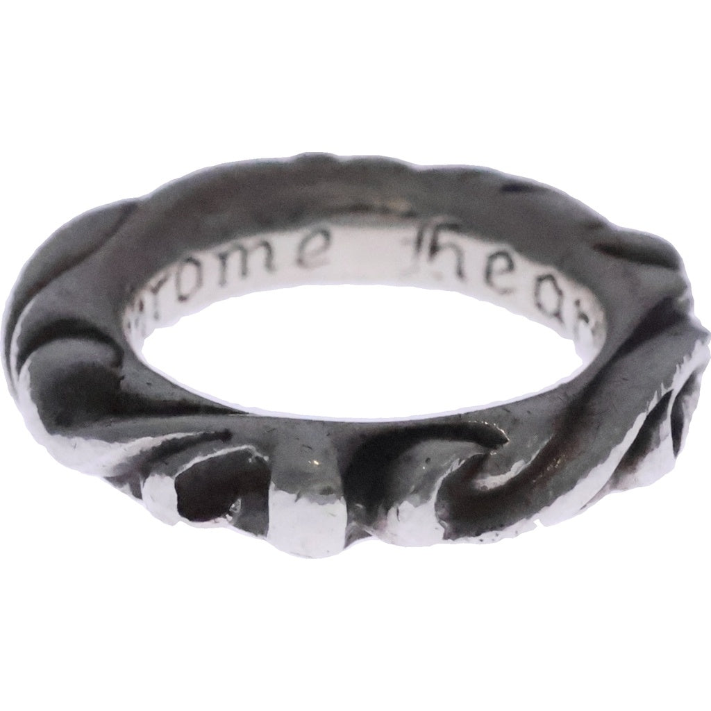 CHROME HEARTS(クロムハーツ) SCRL BAND スクロールバンド リング シルバー BCA351 レディース