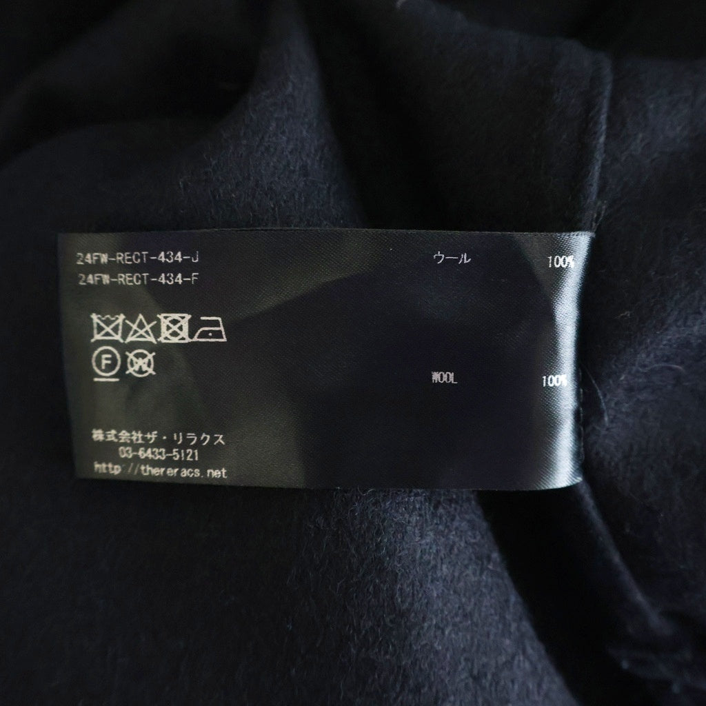 THE RERACS(ザ リラクス) 24AW FISHING COAT フィッシング ラグランスリーブ ハーフコート ネイビー 24FW-RECT-434