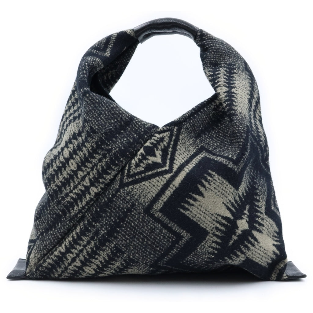 Hender Scheme(エンダースキーマ) ×PENDLETON AZUMA BAG SMALL ジョセフ柄 ペンドルトン アズマ スモール ハンドバッグ ブラック PD‐B‐ABS レディース