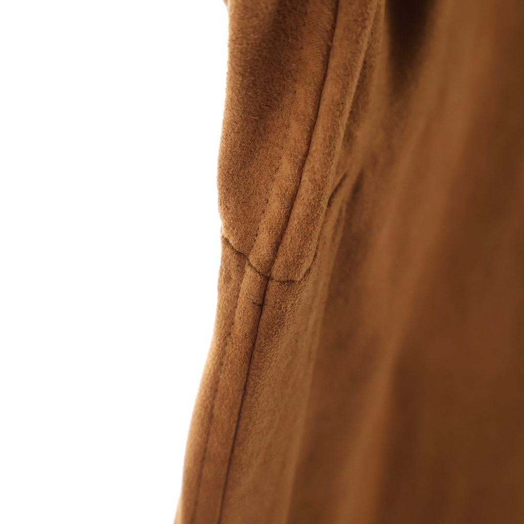 RAKINES(ラキネス) MICRO LIGHT SUEDE マイクロライトスウェード 長袖シャツ ブラウン 09S23SS166S