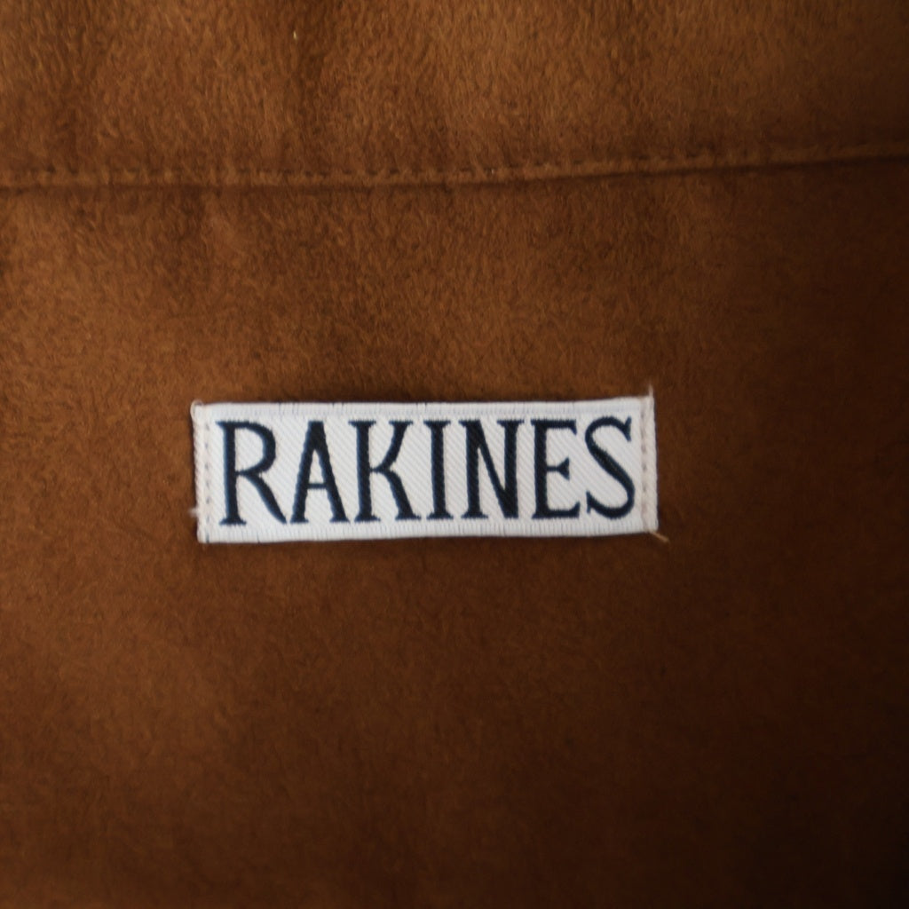 RAKINES(ラキネス) MICRO LIGHT SUEDE マイクロライトスウェード 長袖シャツ ブラウン 09S23SS166S