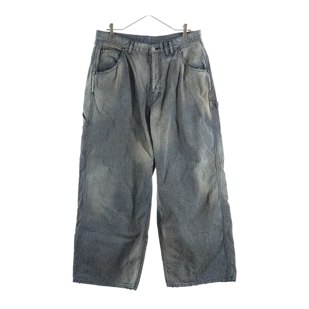 ANCELLM(アンセルム) 23AW BLACK HEATHER PAINTER PANTS ヘザー ペインター パンツ ブラック ANC-PT36-B