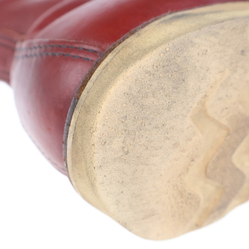 RED WING(レッド ウイング) 90S VINTAGE 8875 四角犬タグ USA製 レザー アイリッシュセッター レースアップ ワークブーツ ブラウン