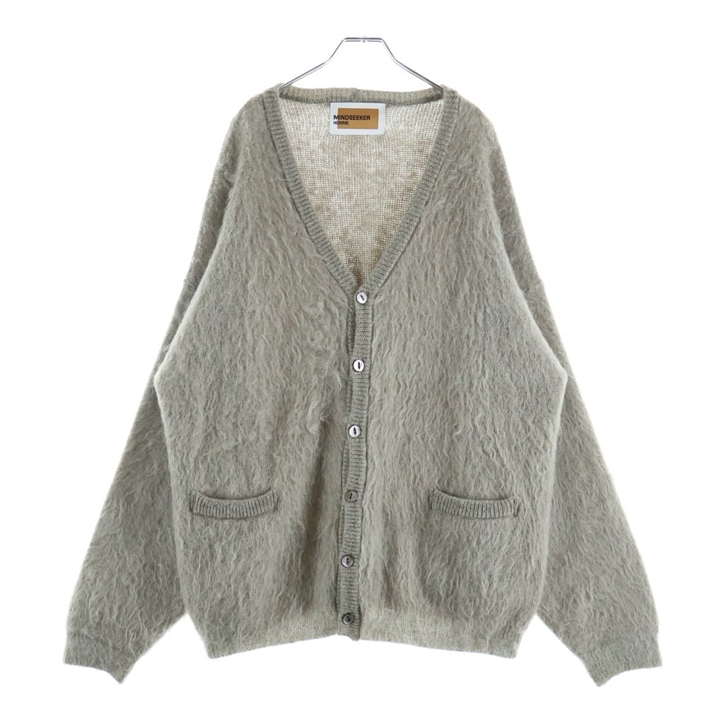 MINDSEEKER(マインドシーカー) SHAGGY MOHAIR CARDIGAN シャギー モヘアニット カーディガン グレー MS-212-012