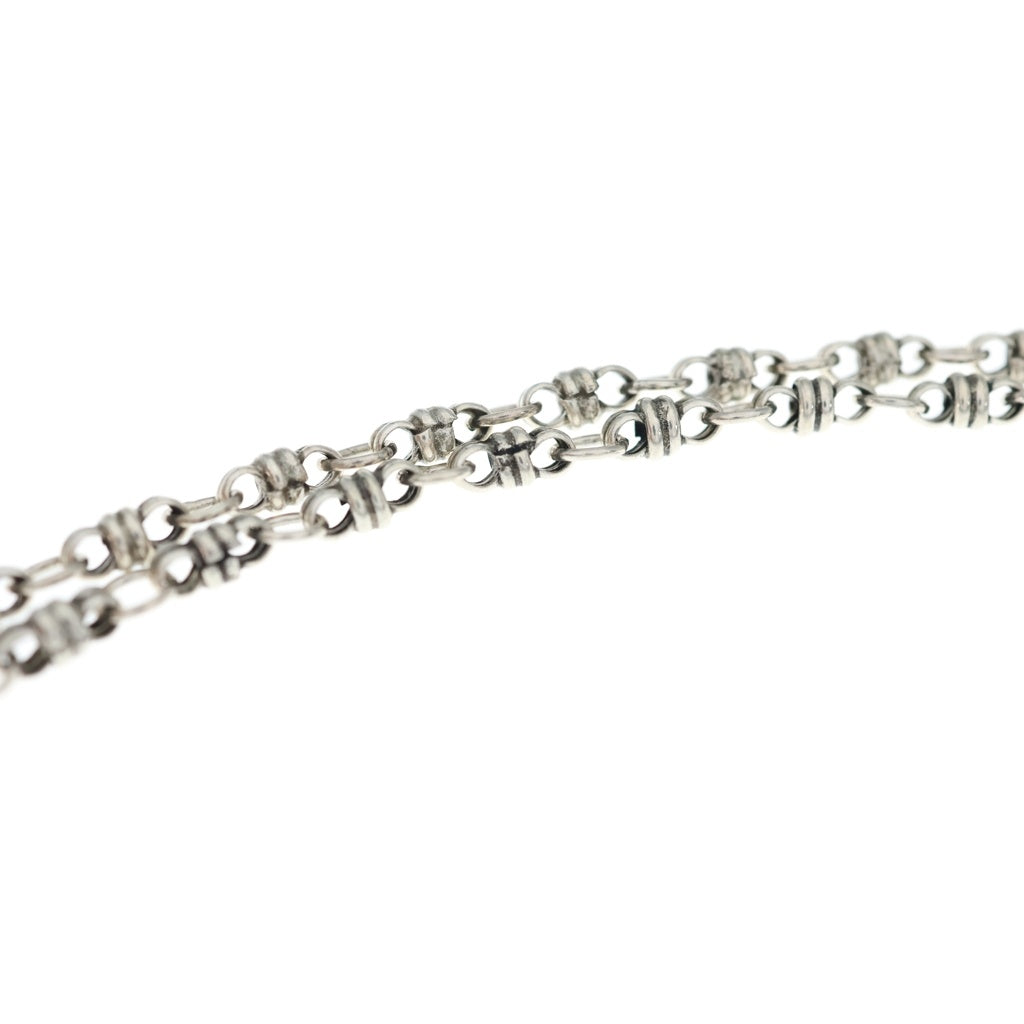 NO BRAND(ノーブランド) NAVAJO KNOT CHAIN NECKLACE ナバホ族 チェーンネックレス シルバー