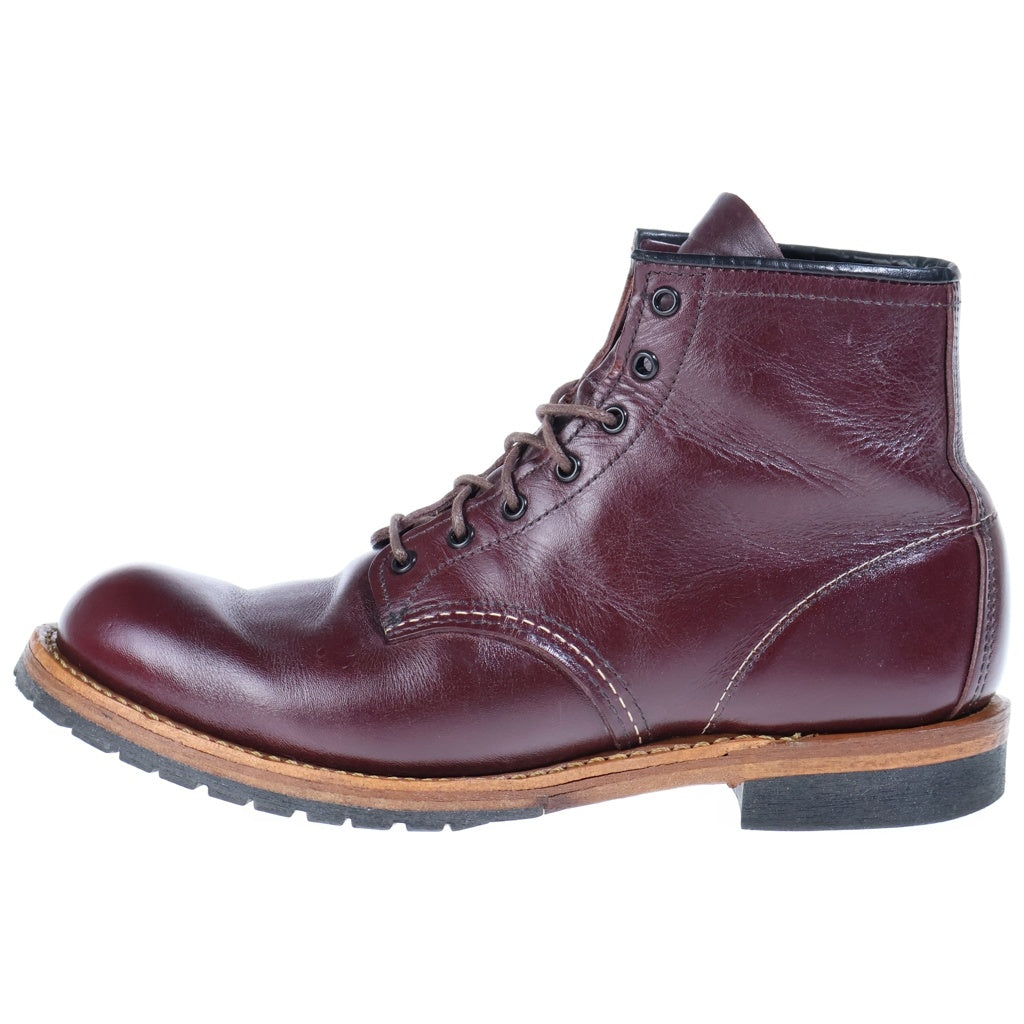 RED WING(レッド ウイング) BECKMAN BOOT ベックマン レザー レーズアップ ハーフソール ワークブーツ シューズ ワインレッド US9/27cm 9411