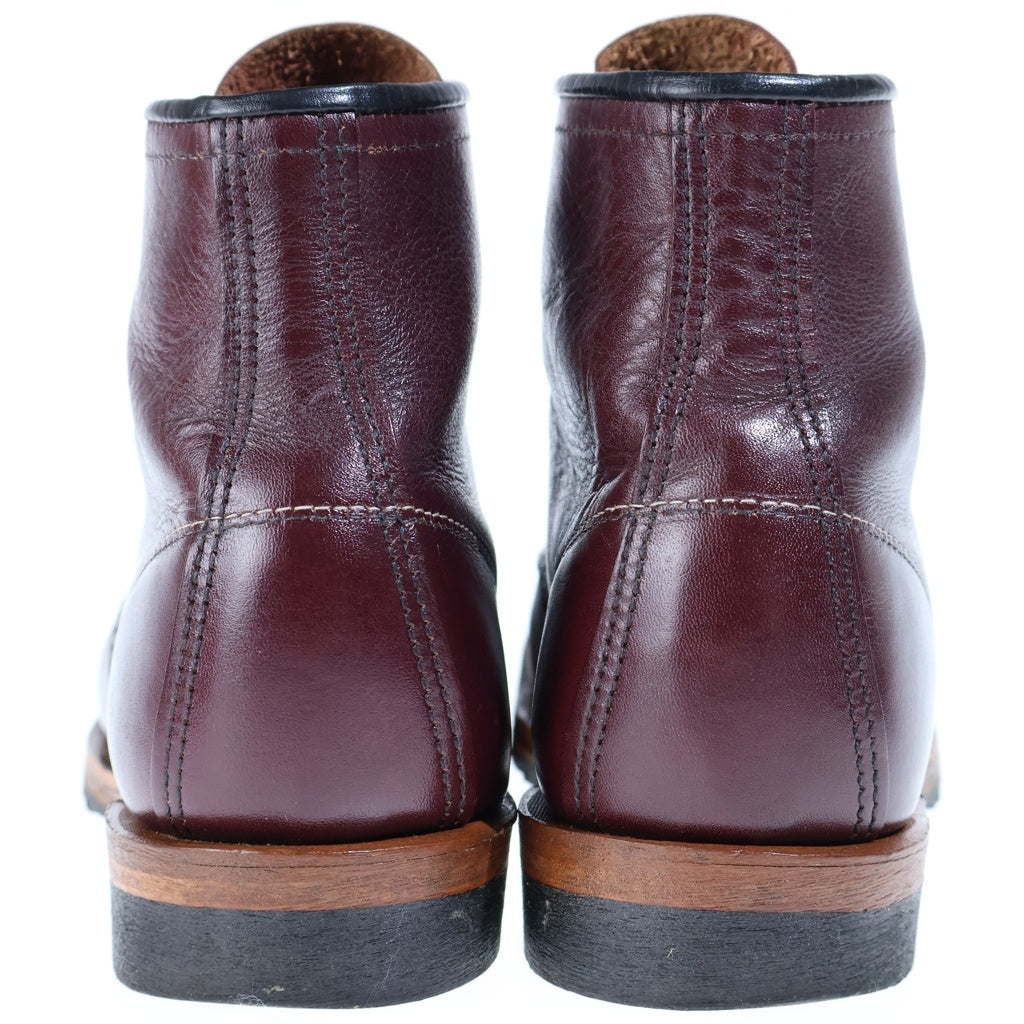 RED WING(レッド ウイング) BECKMAN BOOT ベックマン レザー レーズアップ ハーフソール ワークブーツ シューズ ワインレッド US9/27cm 9411