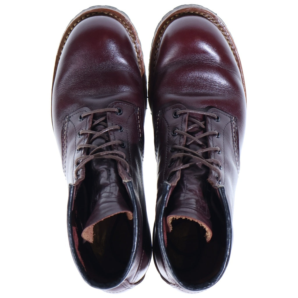 RED WING(レッド ウイング) BECKMAN BOOT ベックマン レザー レーズアップ ハーフソール ワークブーツ シューズ ワインレッド US9/27cm 9411