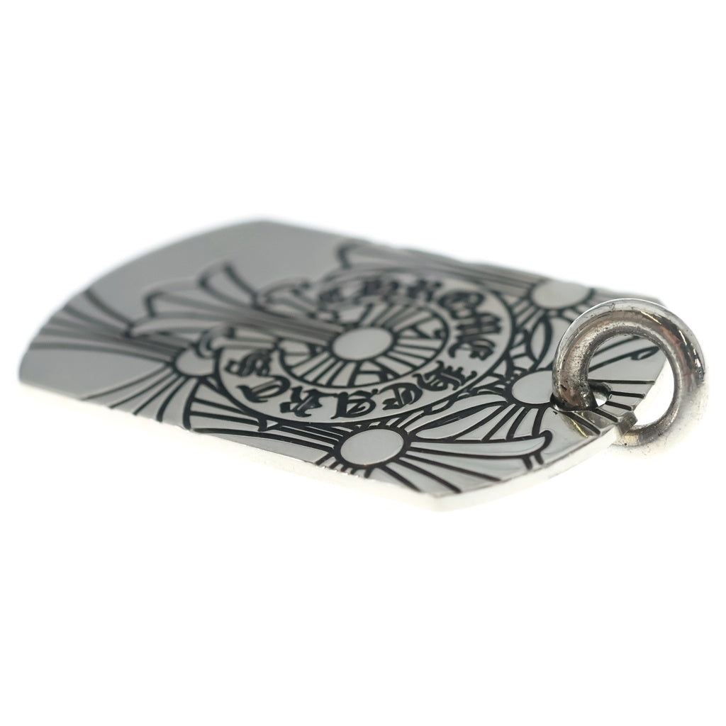 CHROME HEARTS(クロムハーツ) D TAG LRG GOD BLESS ラージ ゴッドブレス ドッグタグ ペンダントトップ シルバー