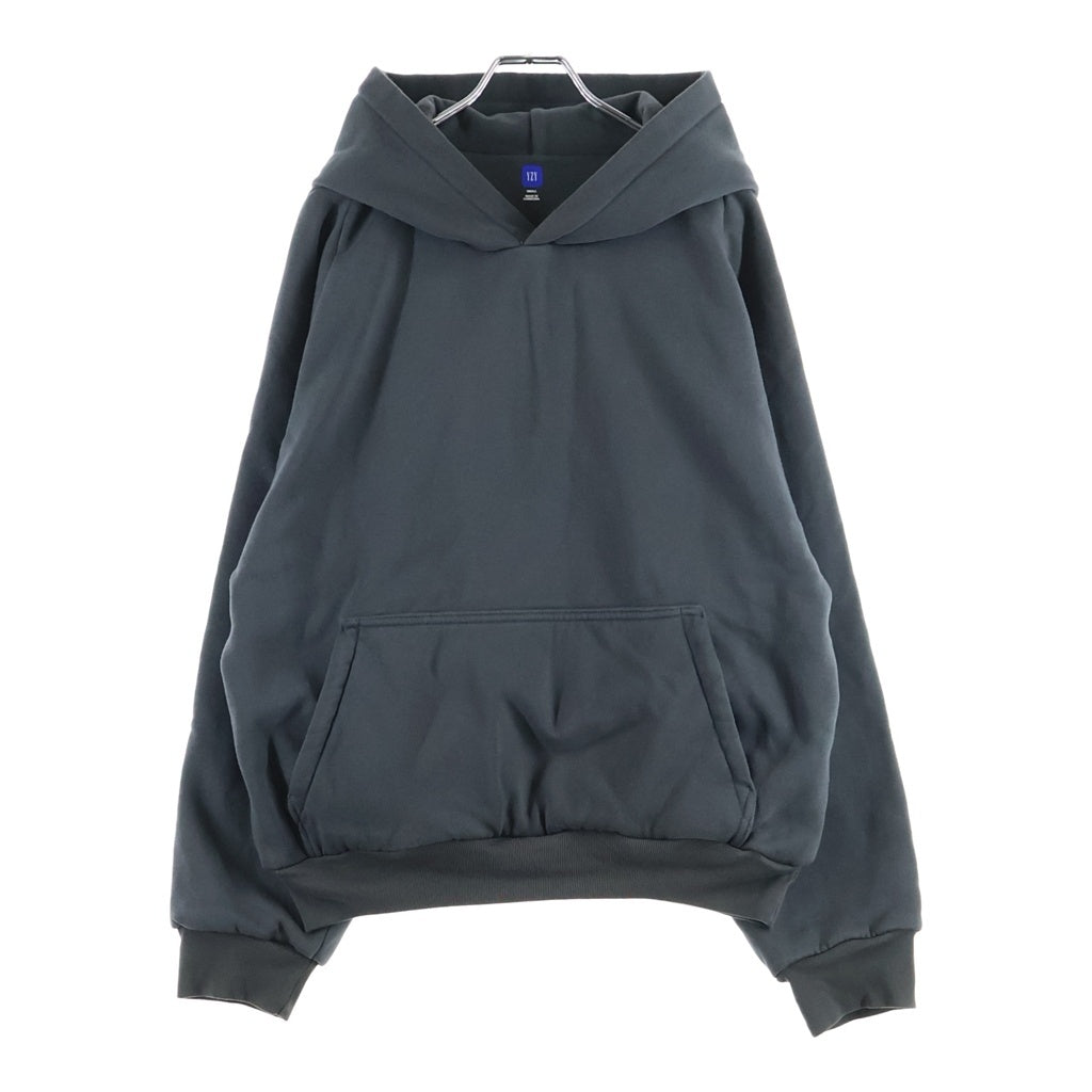 YEEZY GAP(イージーギャップ) コットン プルオーバースウェットパーカー フーディー チャコールグレー 003489
