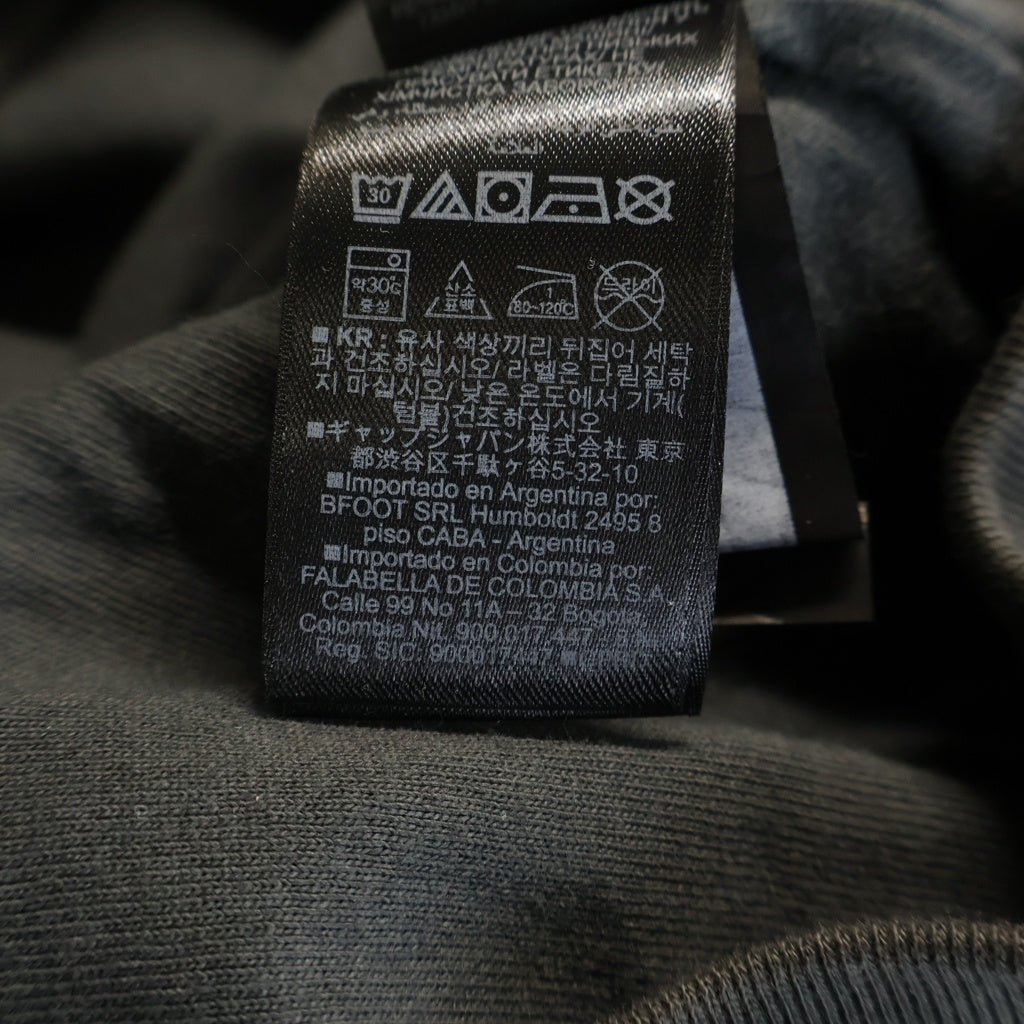 YEEZY GAP(イージーギャップ) コットン プルオーバースウェットパーカー フーディー チャコールグレー 003489