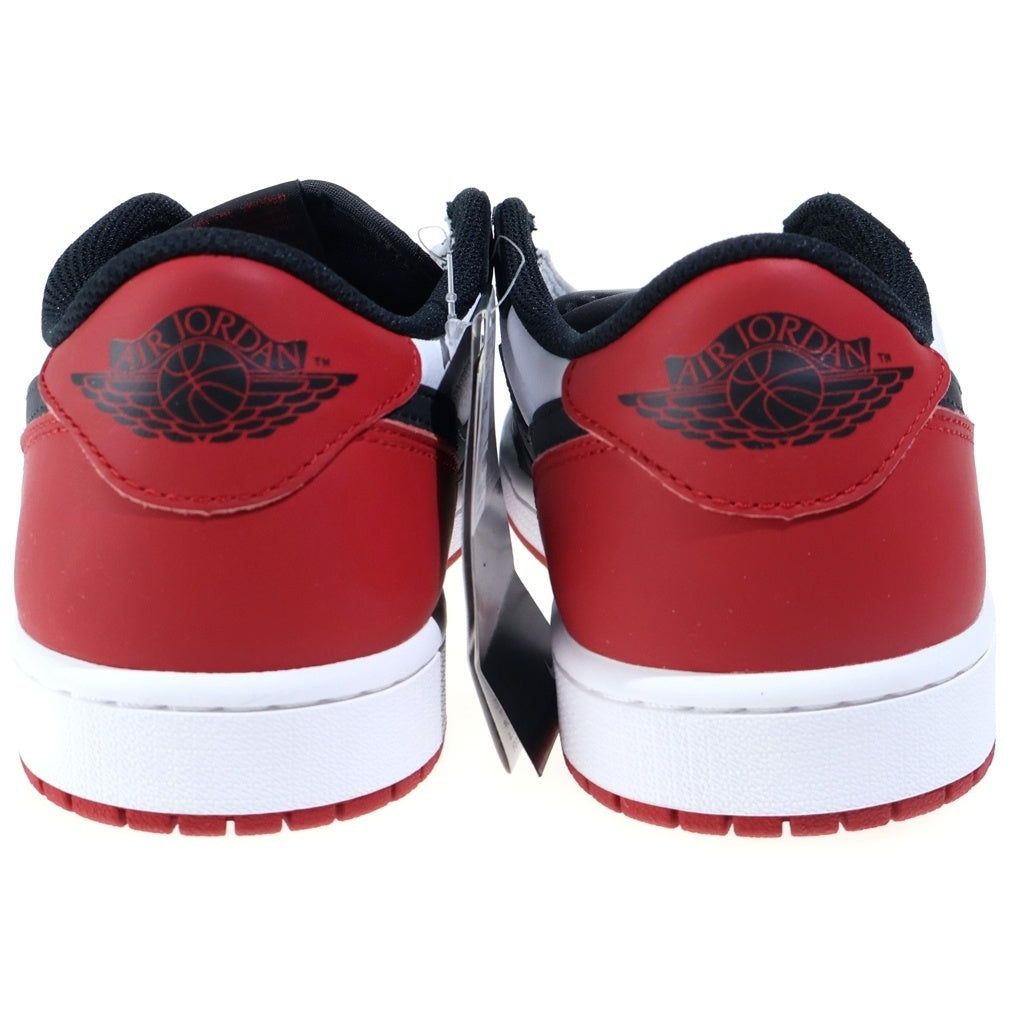 NIKE(ナイキ) AIR JORDAN RETRO LOW OG BLACK TOE エアジョーダン 1 レトロ ブラックトゥ つま黒 ローカットスニーカー ブラック/ホワイト US10/28cm CZ0790-106