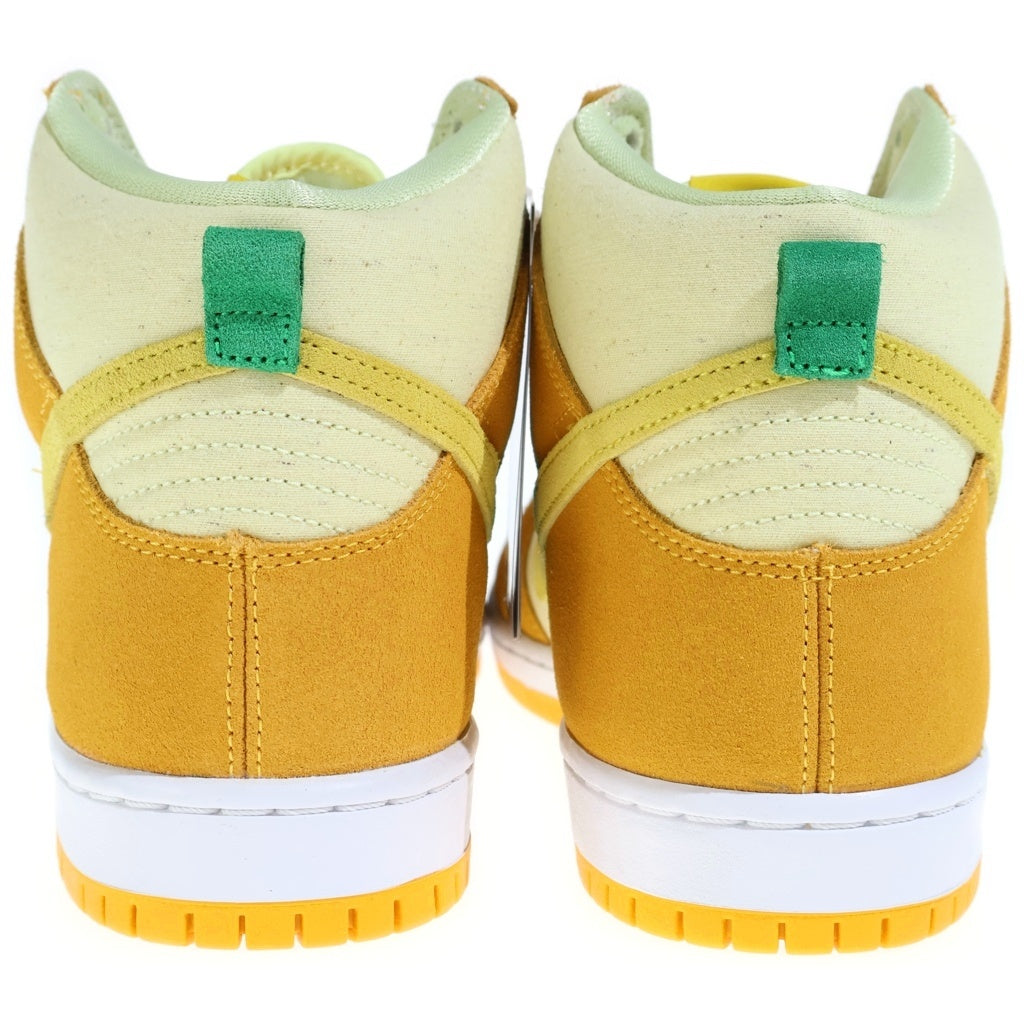 NIKE SB(ナイキエスビー) DUNK HIGH PINEAPPLE ダンク パイナップル ハイカットスニーカー イエロー US10.5/28.5cm DM0808-700