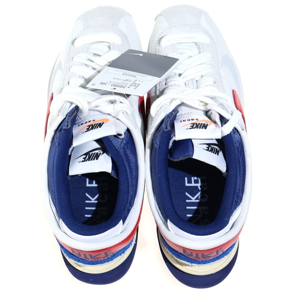 NIKE(ナイキ) ×Sacai ZOOM CORTEZ サカイ ズーム コルテッツ ローカットスニーカー ホワイト US10/28cm DQ0581-100