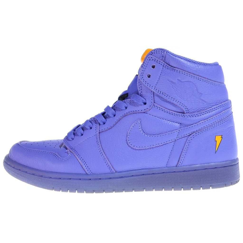 NIKE(ナイキ) ×GATORADE AIR JORDAN 1 RETRO HIGH OG G8RD RUSH VIOLET ゲータレード エアジョーダン レトロ ハイカットスニーカー ブルー US10.5/28.5cm AJ5997-555