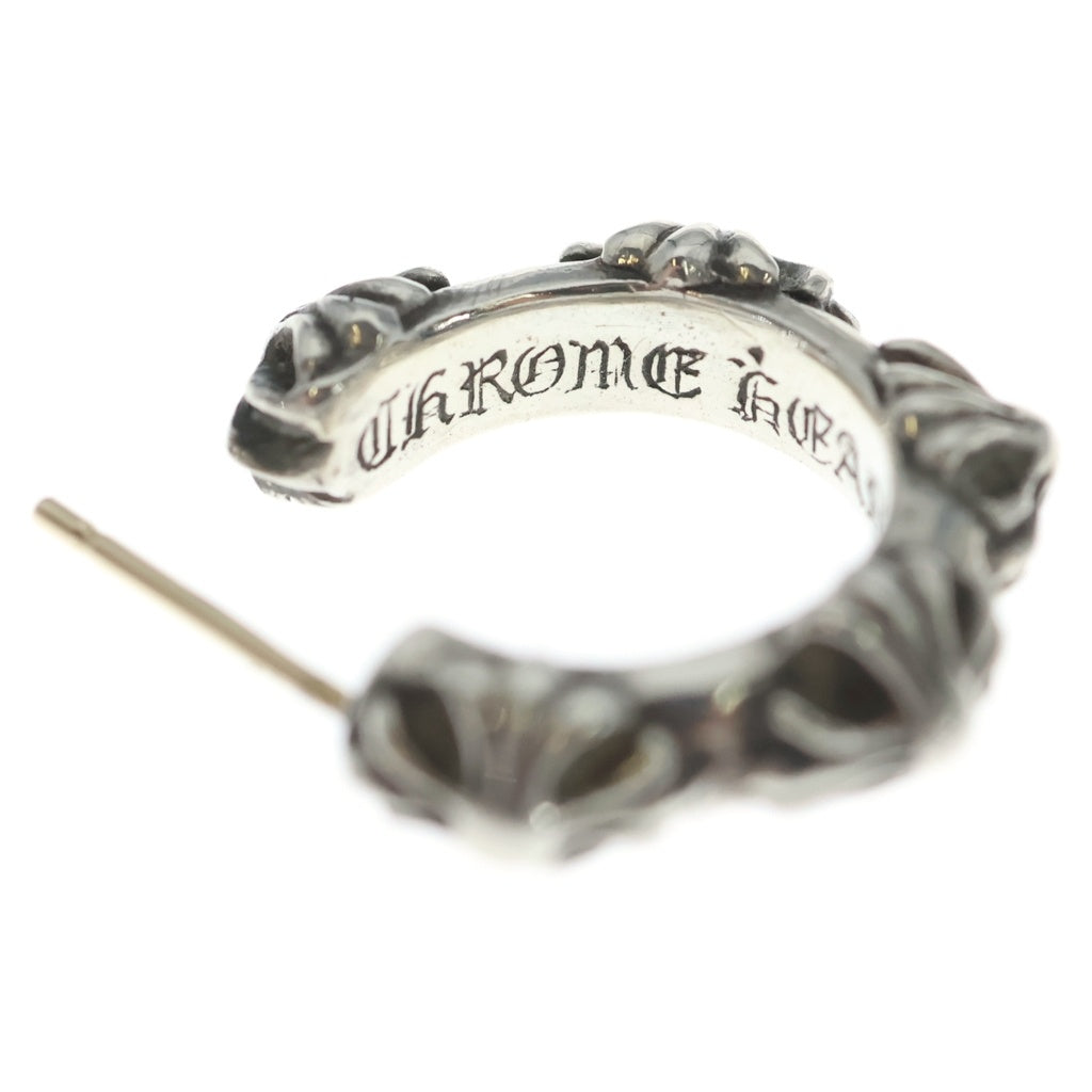 CHROME HEARTS(クロムハーツ) HOOP CROSS クロスバンド フープピアス シルバー BCA100