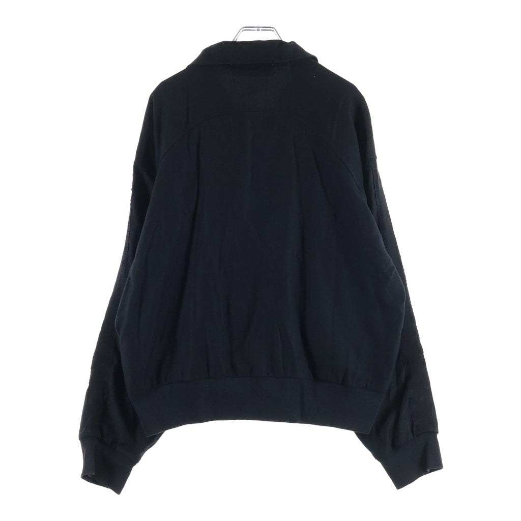 OUR LEGACY(アワーレガシー) 24AW TRACK JACKET ジップアップ ハイネック リブ トラック ジャケット ブラック M4246TB