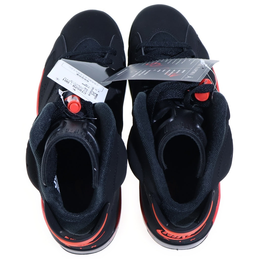 NIKE(ナイキ) AIR JORDAN 6 INFRARED SALESMAN エアジョーダン6 インフラレッドセールスマン ハイカットスニーカー ブラック/レッド US9.5/27.5cm CT8529-001